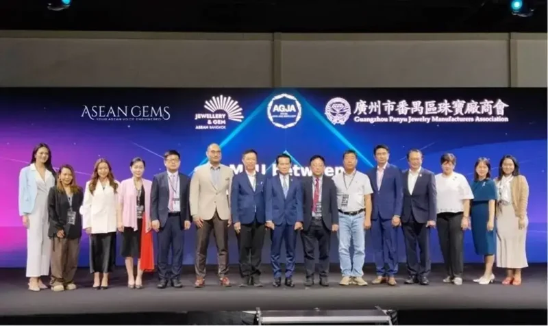 Thailand colored gemstones cutting industry showcase at Jewellery & Gem ASEAN Bangkok 2026